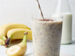Koktajl bananowy z chia