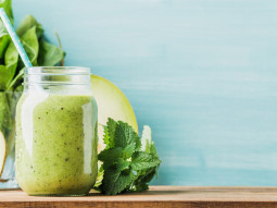 Koktajl z melona, kiwi i banana