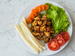 Kurczak jak gyros z warzywami