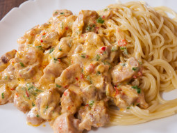 Carbonara z kurczakiem