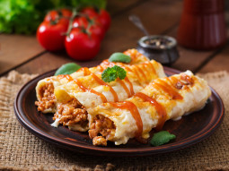 Enchiladas z wołowiną