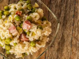 Risotto z boczkiem