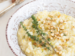 Risotto z rzepą i selerem