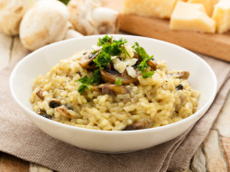 Risotto z pieczarkami