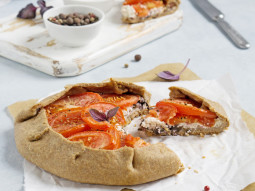 Galette z ricottą i pomidorami