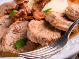 Polędwiczki wieprzowe z grzybami