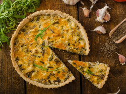 Tarta z pieczarkami
