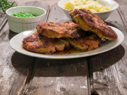 Kotlet w panierce z amarantusa