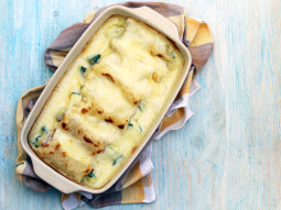 Cannelloni z szynką i szpinakiem