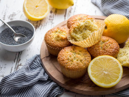 Muffiny cytrynowe z nasionami chia