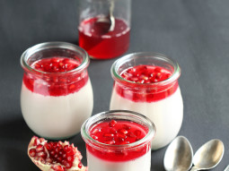 Panna cotta z domową galaretką