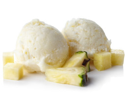 Lody ananasowe