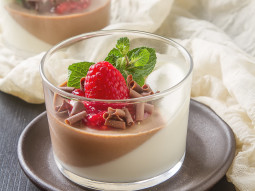 Dwusmakowa panna cotta