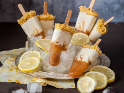 Lody „Mrożona herbata-serniczek”