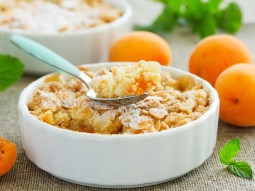 Crumble z morelami