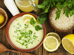 Zupa śmietankowo-cytrynowa z ryżem