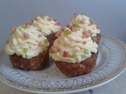 Mięsne muffiny z piure