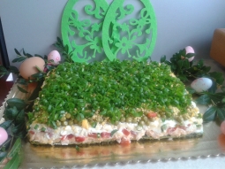 Sałatka tort