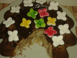 Babka duo w polewie czekoladowej