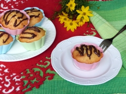 Waniliowe muffiny z czekoladą