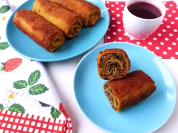 Krokiety z pieczarkami i warzywami