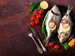 Dorada pieczona w folii