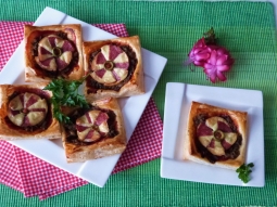Pizzerinki z ciasta francuskiego
