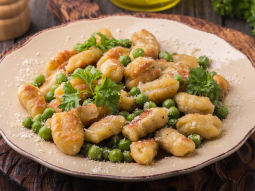 Gnocchi z groszkiem