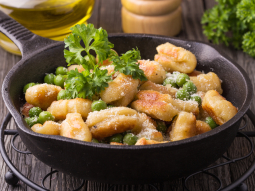 Gnocchi z zielonym groszkiem