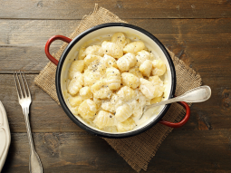 Gnocchi w sosie serowym