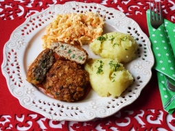 Kotleciki ze szczypiorkiem czosnkowym