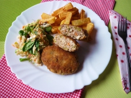 Kotleciki mielone z warzywami