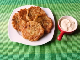Pikantne placki z pieczarkami