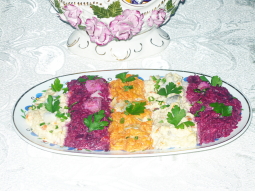 Śledzik w warzywach