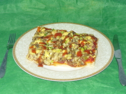Pizza z sosem curry