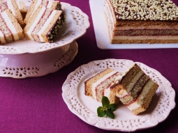 Ciasto miodowe z makową wkładką