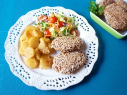 Kotleciki mielone z kalarepką