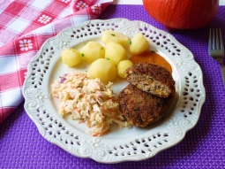 Mielone z dynią i szczypiorkiem