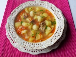 Zupa ziemniaczana z kalafiorem