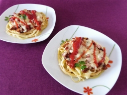 Makaronowe mini-pizze