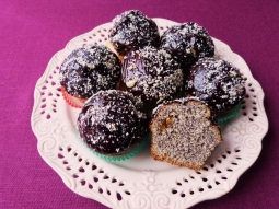 Muffiny makowe ze skórką pomarańczową