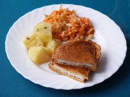 Schabowy w aromatycznym cieście