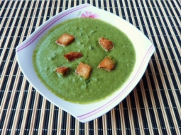 Zupa-krem szpinakowa