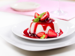 Panna Cotta z truskawkami