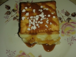 Ciasto budyniowo – brzoskwiniowe