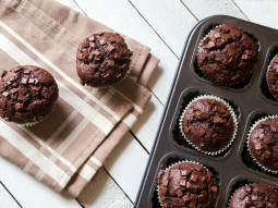 Bezglutenowe czekoladowe muffinki