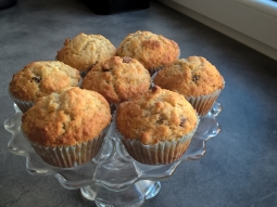 Muffinki kokosowo-bananowe z rodzynkami