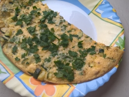 Omlet z cukinią i parmezanem