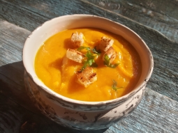 Zupa krem z pieczonej dyni