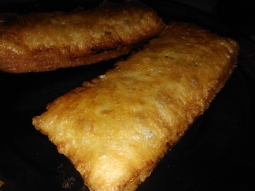 Ciastka smażone z jabłkami i dynią
